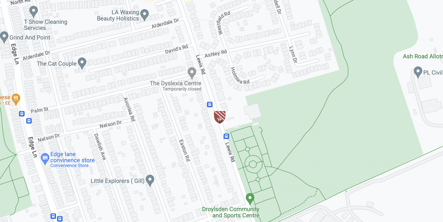 Find us Droylsden Juniors Football Club